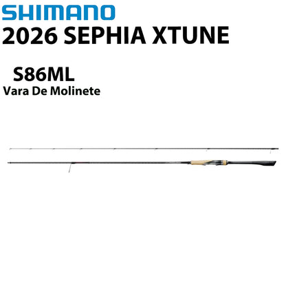 SHIMANO 2026 SEPHIA XTUNE S86ML Vara De Molinete