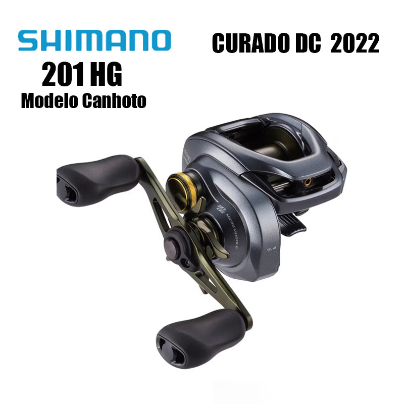 SHIMANO 2022 CURADO DC 201HG Modelo Canhoto
