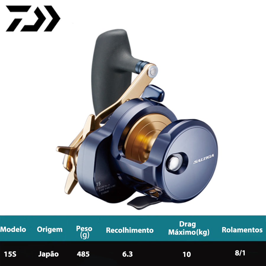 DAIWA 2022 SALTIGA 15S Carretilha Direita