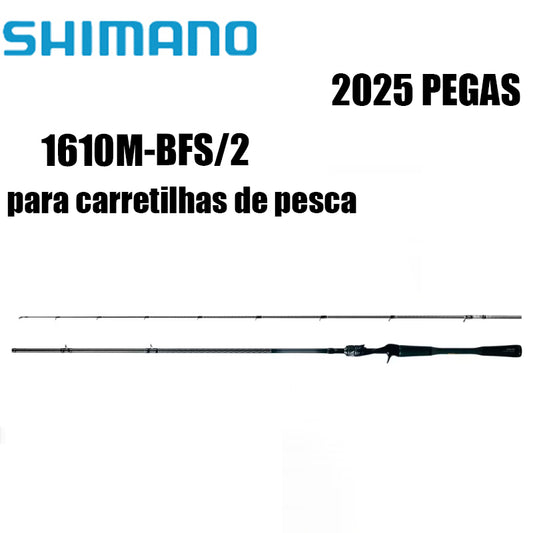 SHIMANO 2025 PEGAS 1610M-BFS/2 para carretilhas de pesca