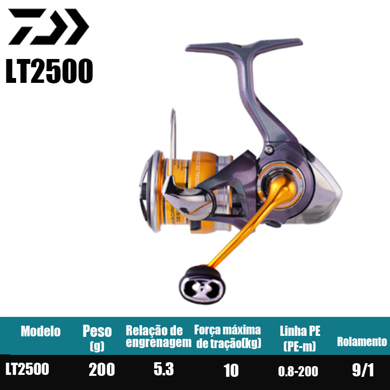 DAIWA 2024 REGAL CS LT Spinning Reel Fishing Reel Fresh Water Salt Water Fishing Parts Origem Vietnã