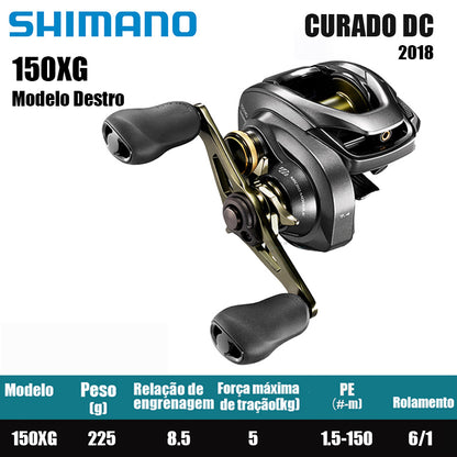 SHIMANO 2018 CURADO DC 150XG Modelo Destro
