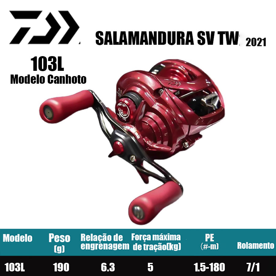 DAIWA 2021 SALAMANDURA SV TW  103L Modelo Canhoto