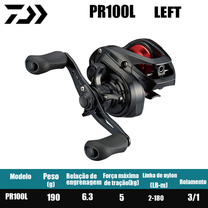 DAIWA 2021 PR100 peças de pesca, carretilha para pesca em água salgada e doce, carretilha de pesca baitcast. Origem: China.