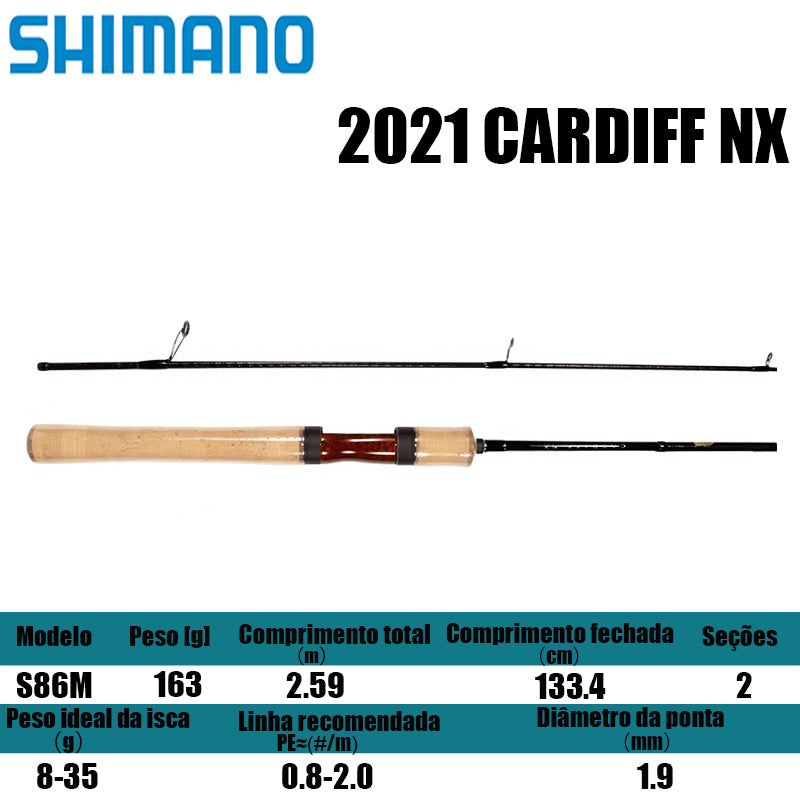 SHIMANO 2021 CARDIFF NX S86M para molinetes de pesca