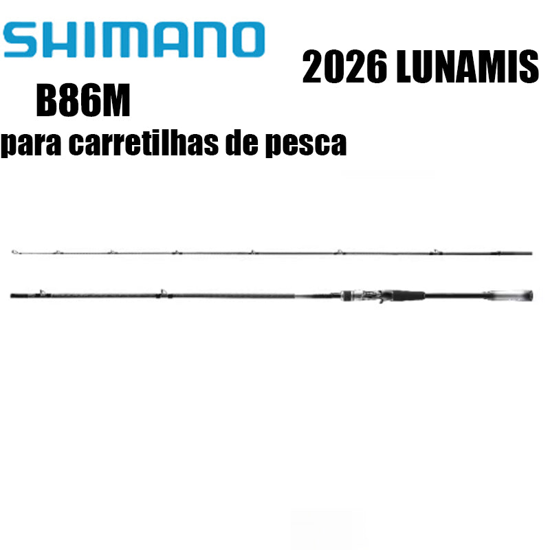 SHIMANO 2026 LUNAMIS B86M para carretilhas de pesca