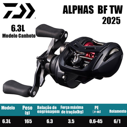 DAIWA 2025 ALPHAS BF TW  6.3L Modelo Canhoto