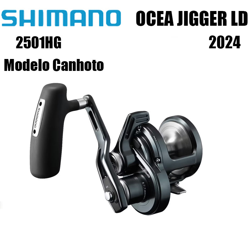 SHIMANO 2024 OCEA JIGGER LD 2501HG Modelo Canhoto