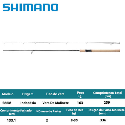 SHIMANO 2024 TROUT ONE NS S86M Vara De Molinete
