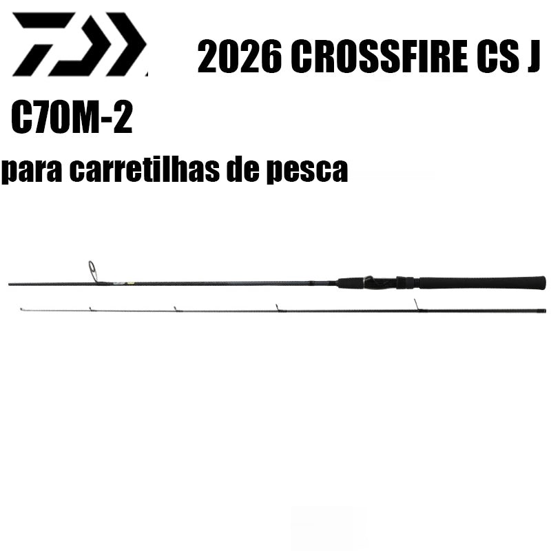 DAIWA 2026 CROSSFIRE CS J C70M-2 para carretilhas de pesca