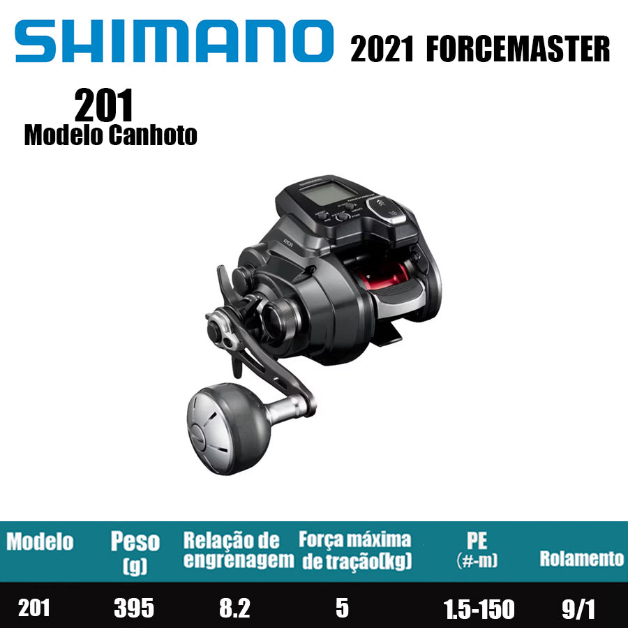 SHIMANO  2021 FORCEMASTER 201 Modelo Canhoto