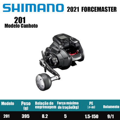 SHIMANO  2021 FORCEMASTER 201 Modelo Canhoto
