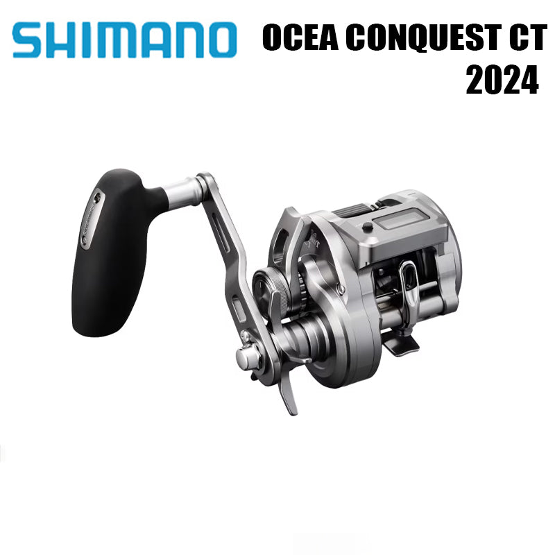 SHIMANO 2024 OCEA CONQUEST CT, Carretel de Pesca Baitcast para Pesca em Água Salgada  Origem: Japão Carretel de Tambor para Pesca em Barco de Alto-Mar