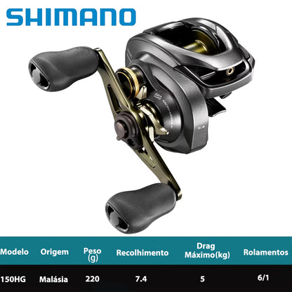 SHIMANO 2018 CURADO DC 150HG Carretilha Direita