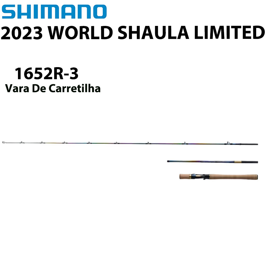 SHIMANO 2023 WORLD SHAULA LIMITED 1652R-3 Vara De Carretilha