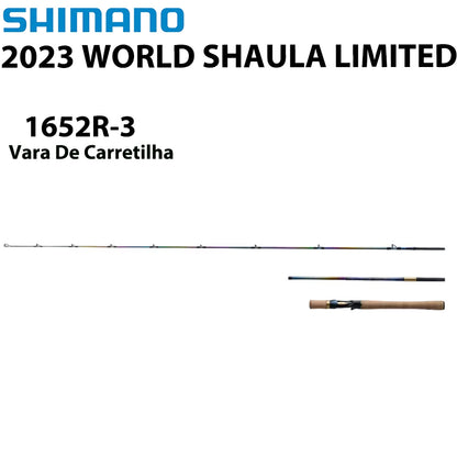 SHIMANO 2023 WORLD SHAULA LIMITED 1652R-3 Vara De Carretilha