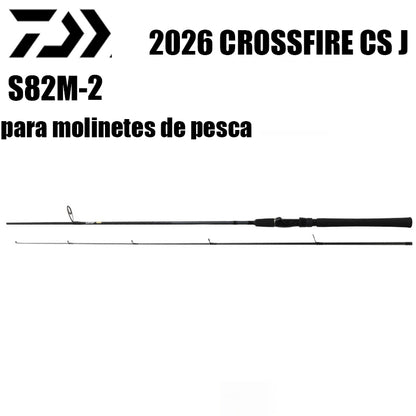 DAIWA 2026 CROSSFIRE CS J S82M-2 para molinetes de pesca