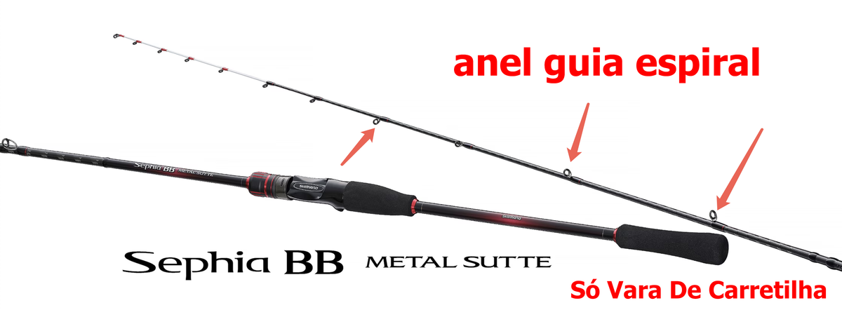SHIMANO 2022 SEPHIA BB METAL SUTTE F-B66MH-S Vara De Carretilha