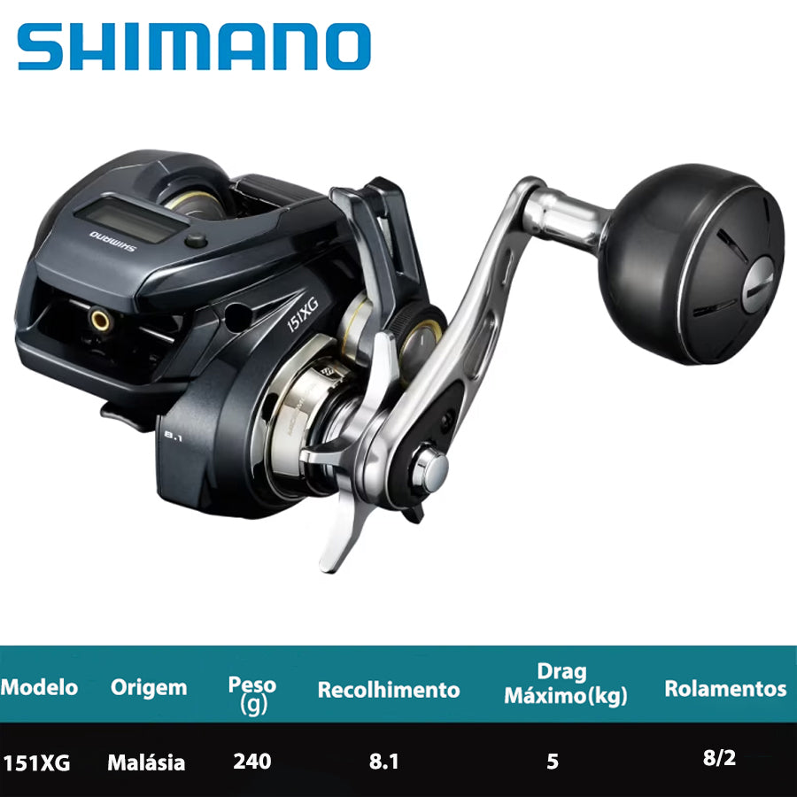 SHIMANO 2024 GRAPPLER PREMIUM 151XG Carretilha Esquerda