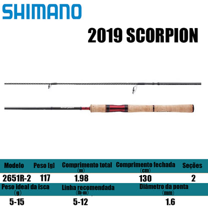 SHIMANO 2019 SCORPION 2651R-2 para molinetes de pesca