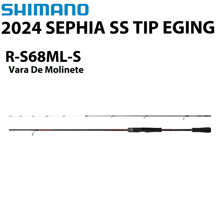 SHIMANO 2024 SEPHIA SS TIP EGING R-S68ML-S Vara De Molinete