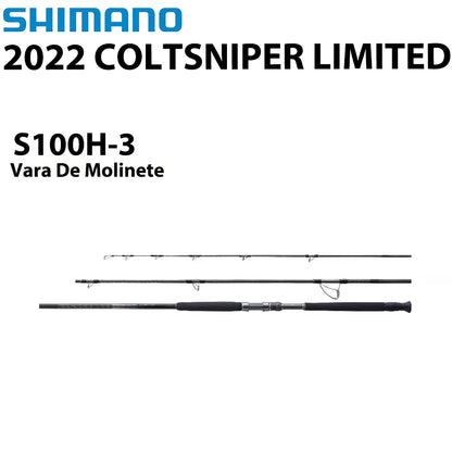 SHIMANO 2022 COLTSNIPER LIMITED S100H-3 Vara De Molinete