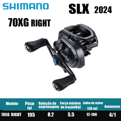 Carretilha De Arremesso SHIMANO 2024 SLX  , Peça De Reposição Para Pesca Em Água Doce E Salgada. Local De Produção: Malásia.