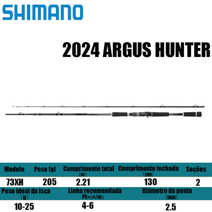 SHIMANO 2024 ARGUS HUNTER 73XH para carretilhas de pesca