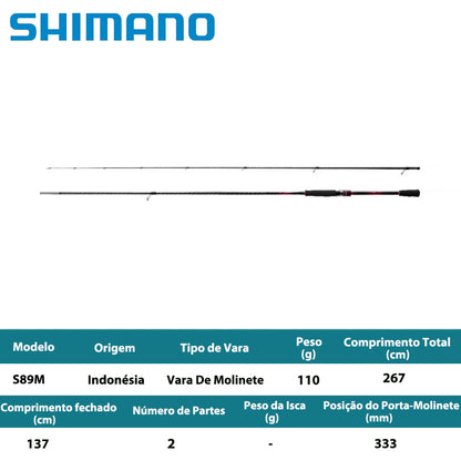SHIMANO 2022 SEPHIA BB S89M Vara De Molinete