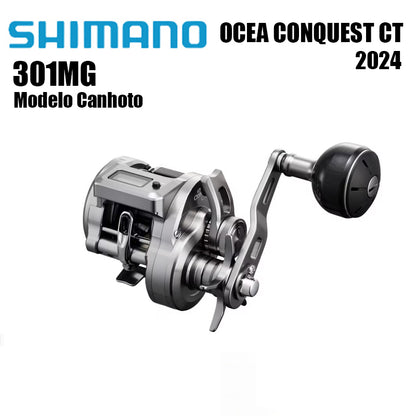 SHIMANO 2024 OCEA CONQUEST CT 301MG Modelo Canhoto