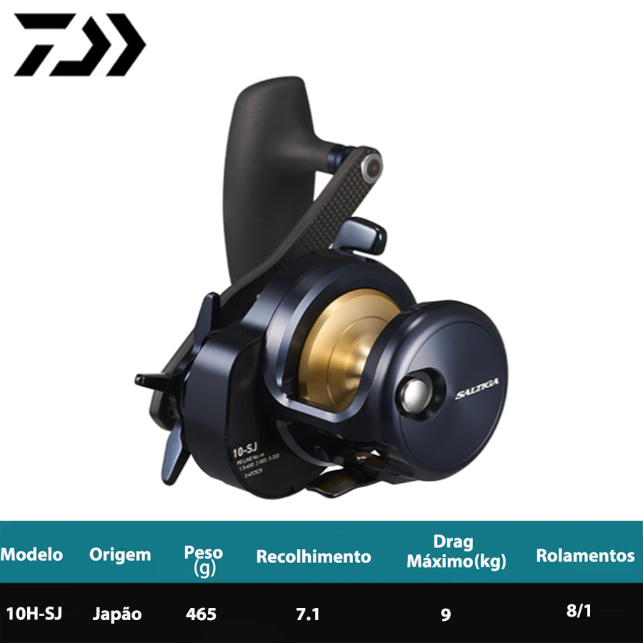 DAIWA 2025 SALTIGA 10H-SJ Carretilha Direita