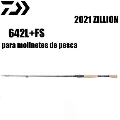 DAIWA 2021 ZILLION 642L+FS para molinetes de pesca