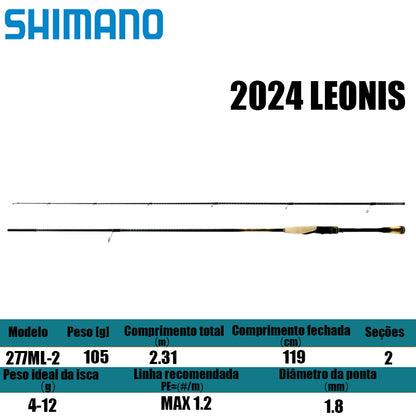 SHIMANO 2024 LEONIS 277ML-2 para molinetes de pesca