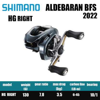 Carretilha De Arremesso SHIMANO 2022 ALDEBARAN BFS, Peça De Reposição Para Pesca Em Água Doce E Salgada. Local De Produção: Japão