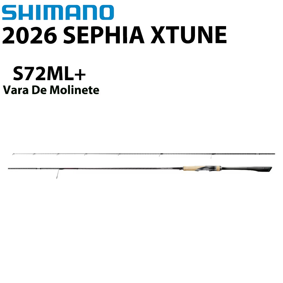 SHIMANO 2026 SEPHIA XTUNE S72ML+ Vara De Molinete