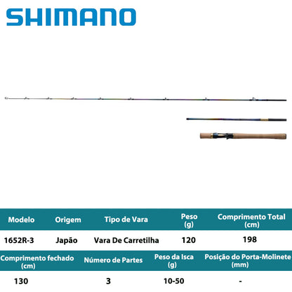 SHIMANO 2023 WORLD SHAULA LIMITED 1652R-3 Vara De Carretilha
