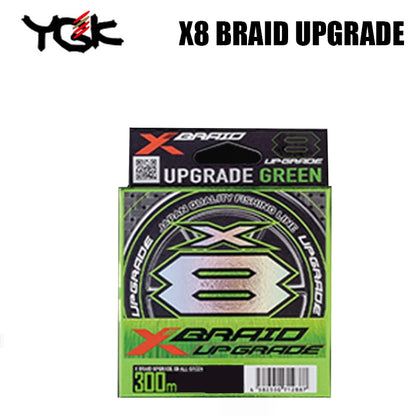 2022 YGK X8 BRAID UPGRADE Linha De Pesca PE 300M Verde (2 Carretéis)