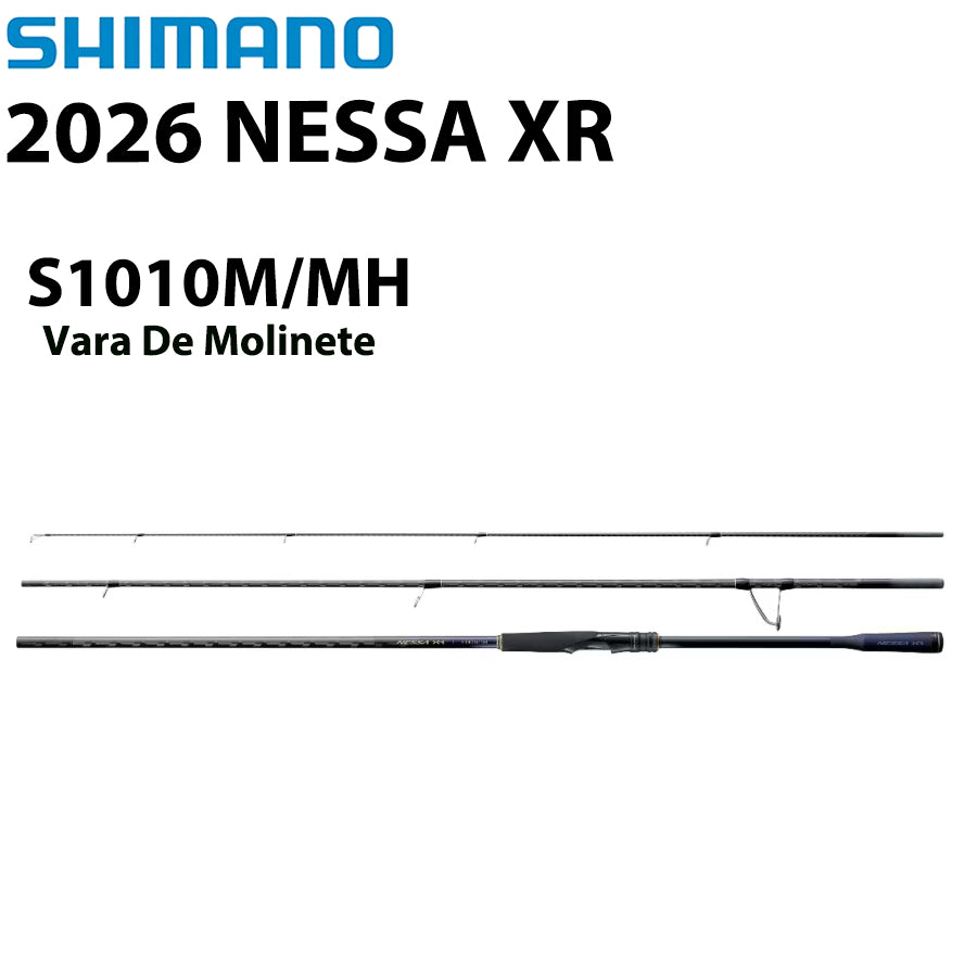 SHIMANO 2026 NESSA XR S1010M/MH Vara De Molinete