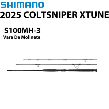 SHIMANO 2025 COLTSNIPER XTUNE S100MH-3 Vara De Molinete