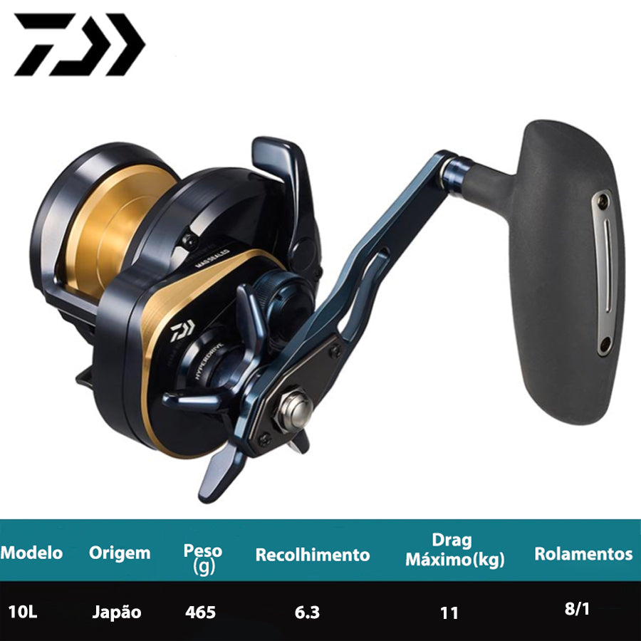 DAIWA 2025 SALTIGA 10L Carretilha Esquerda