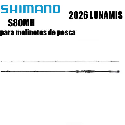 SHIMANO 2026 LUNAMIS S80MH para molinetes de pesca