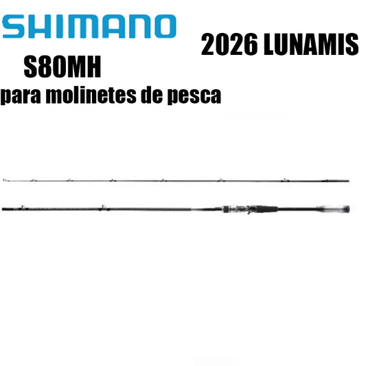 SHIMANO 2026 LUNAMIS S80MH para molinetes de pesca