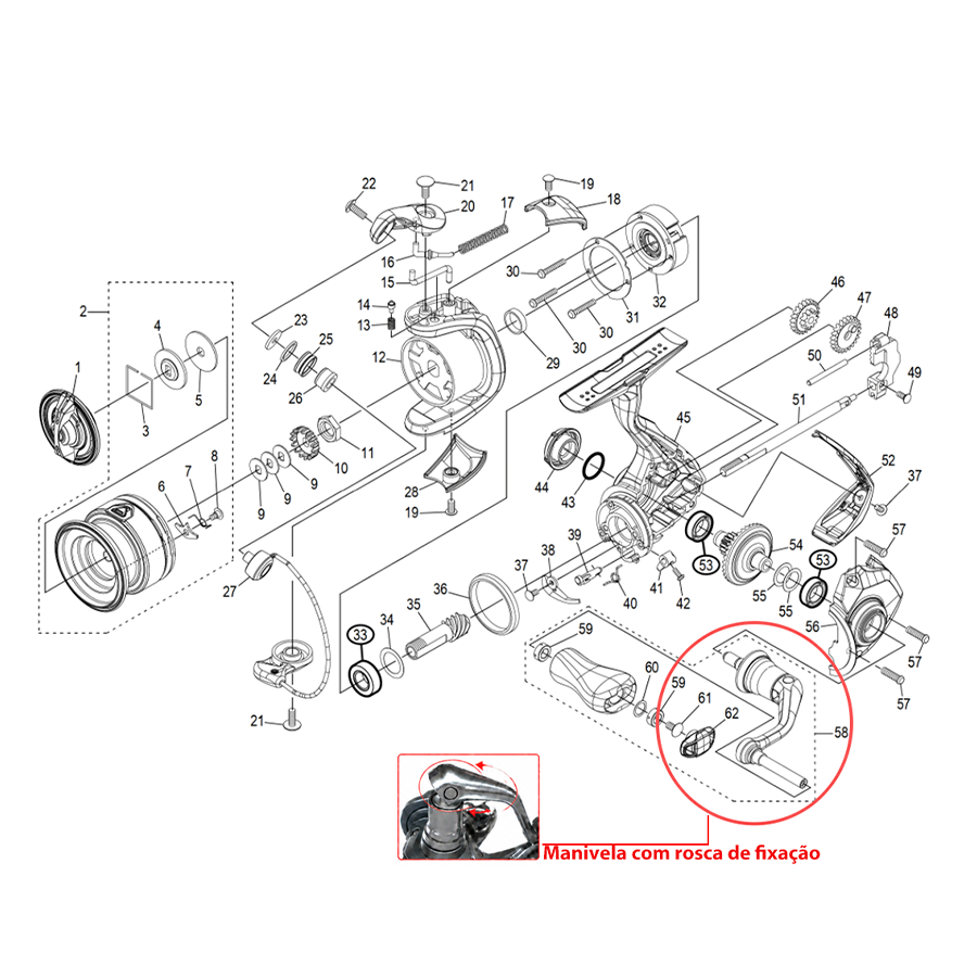 SHIMANO 2022 SAHARA C3000DH Molinete