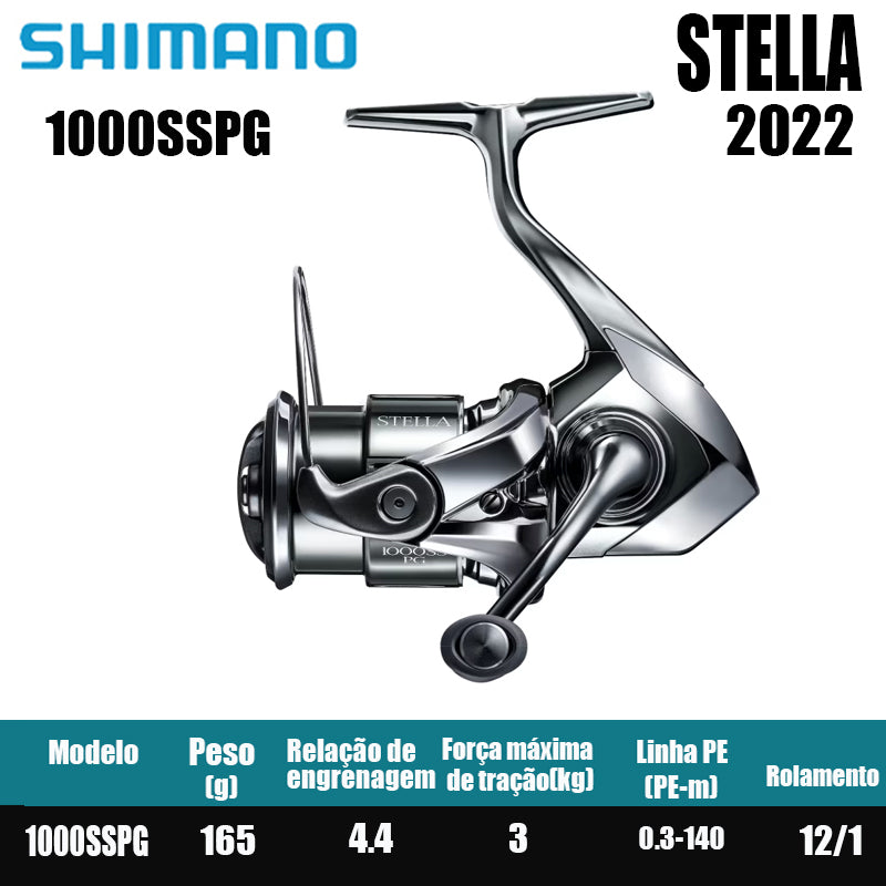 SHIMANO 2022 STELLA  carretel de pesca bobina giratória de água doce peças de pesca de água salgada Origem: Japão
