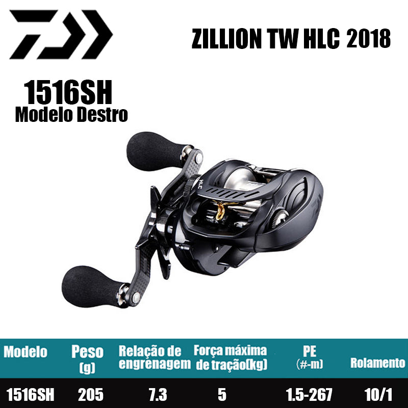 DAIWA 2018 ZILLION TW HLC 1516SH Modelo Destro