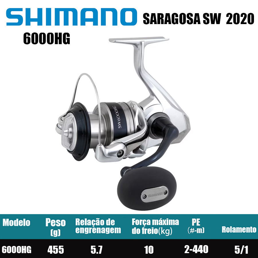 SHIMANO 2020 SARAGOSA SW 6000HG