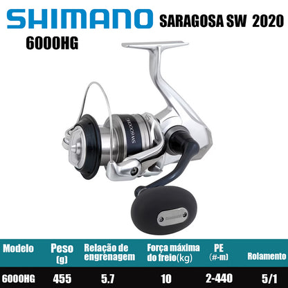SHIMANO 2020 SARAGOSA SW 6000HG