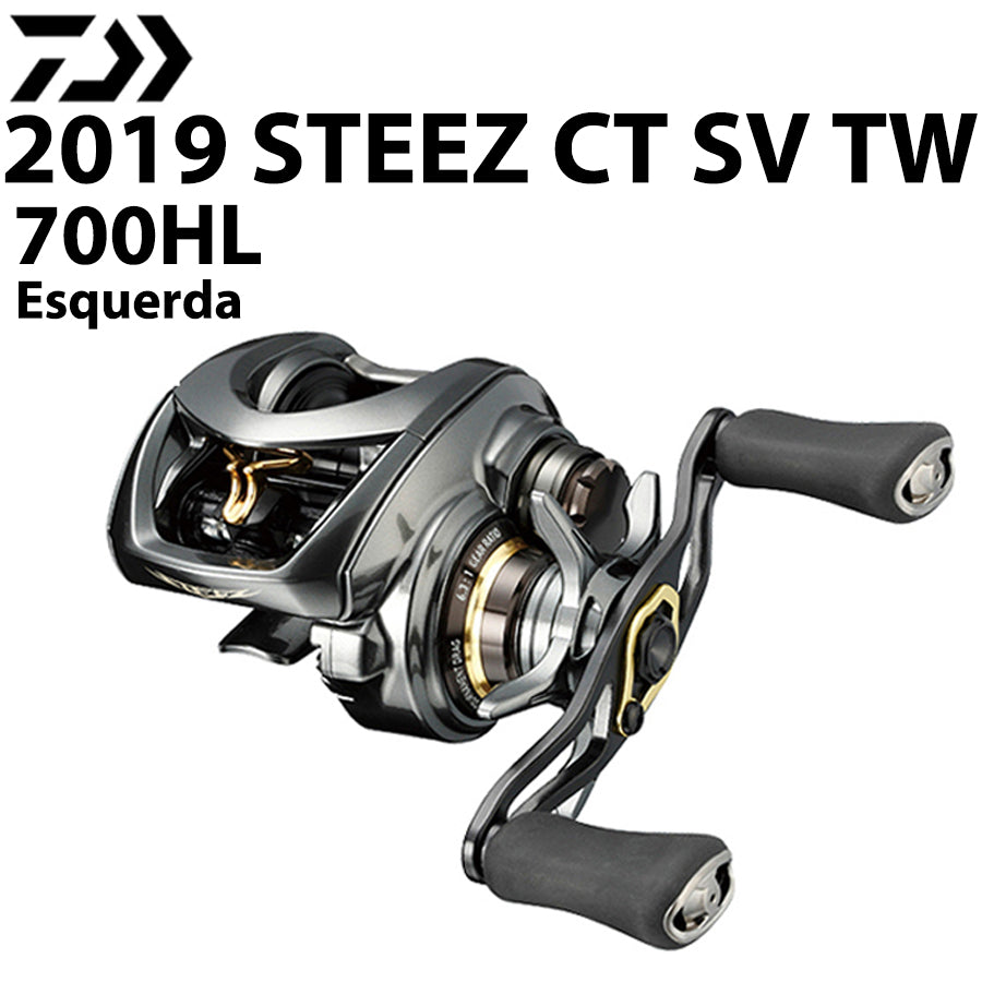 DAIWA 2019 STEEZ CT SV TW 700HL Carretilha Esquerda