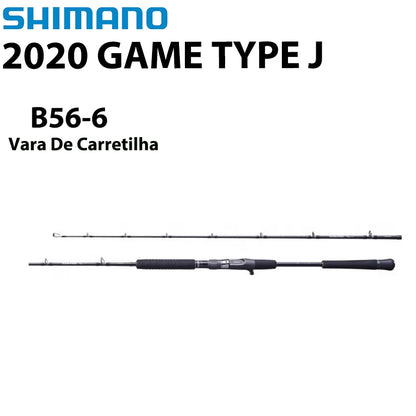 SHIMANO 2020 GAME TYPE J B56-6 Vara De Carretilha