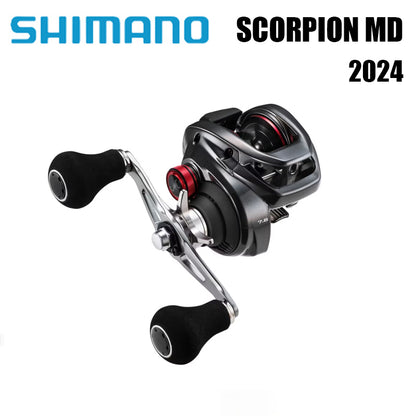 Carretilha De Arremesso SHIMANO 2024 SCORPION MD 300Série, Peça De Reposição Para Pesca Em Água Doce E Salgada. Local De Produção: Malásia.